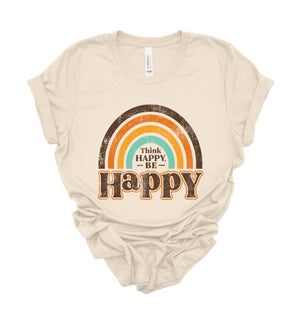 Think Happy Be Happy Tee
